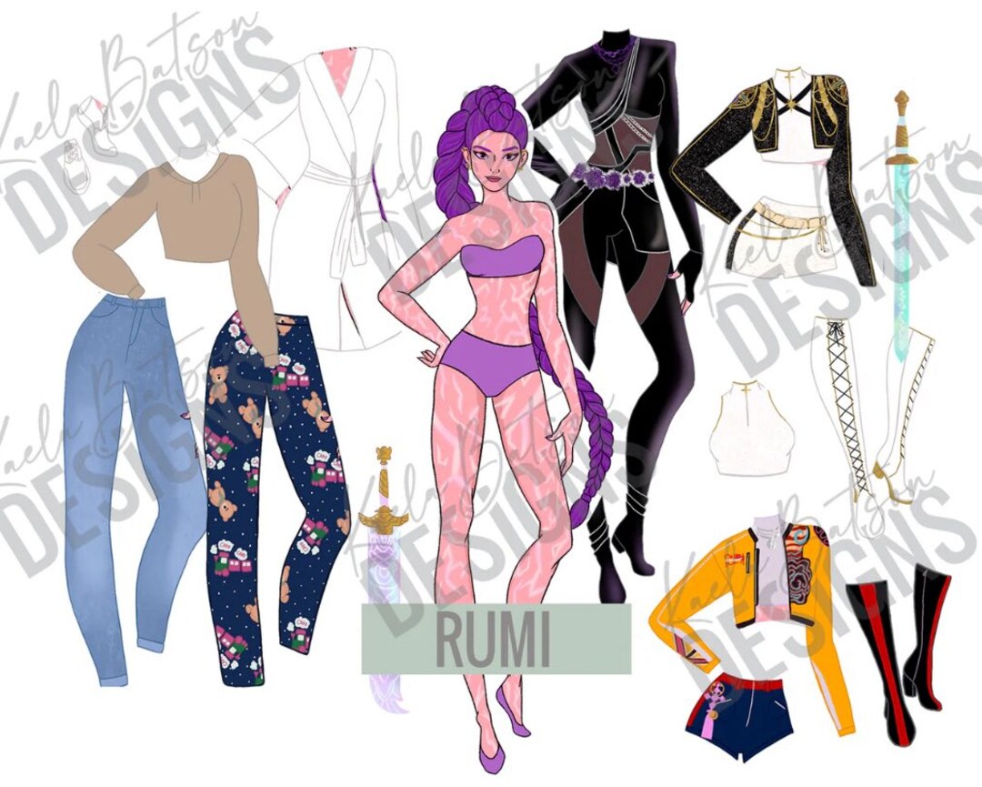 Demon Hunters Magnet Dolls, Kpop Paper Dolls, Hunters Doll, KPDH Paper Doll Toy, Huntrix Fridge Magnet Doll, Kpop Golden Band Doll Dress Up | MakerPlace by Michaels Demon Hunters Magnet Dolls, Kpop Paper Dolls, Hunters Doll, KPDH Paper Doll Toy, Huntrix Fridge Magnet Doll, Kpop Golden Band Doll Dress Up | MakerPlace by Michaels